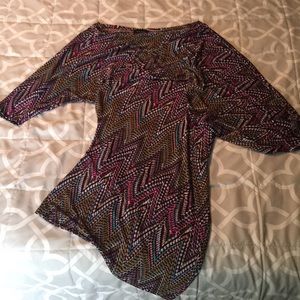 Asymmetrical tunic